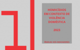 Homicídios em contexto de violência doméstica 2023 - Análise de indicadores